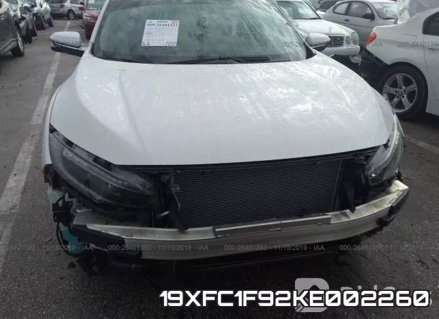 19XFC1F92KE002260 фото 6