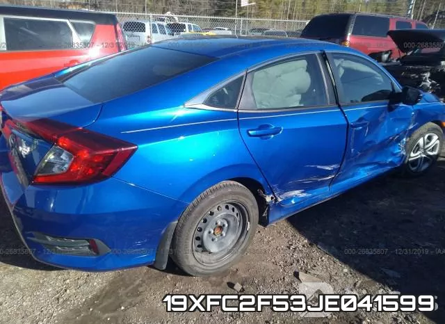 19XFC2F53JE041599 фото 4