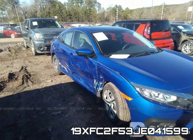 19XFC2F53JE041599 фото 6