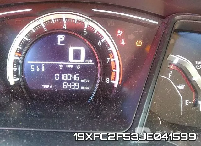 19XFC2F53JE041599 фото 7