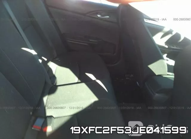 19XFC2F53JE041599 фото 8