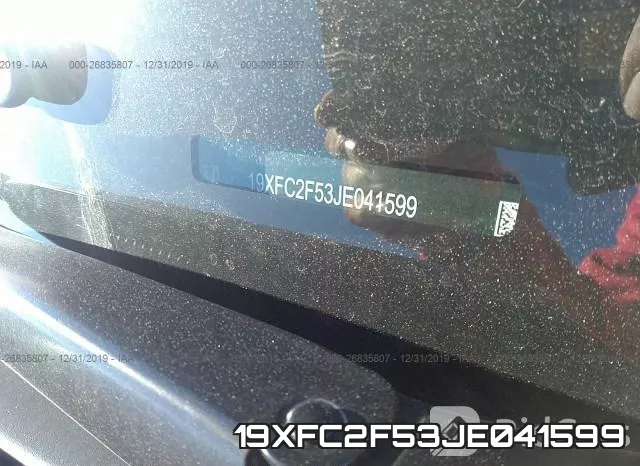 19XFC2F53JE041599 фото 9