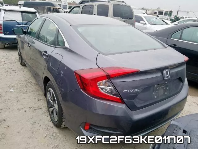19XFC2F63KE011707 фото 4