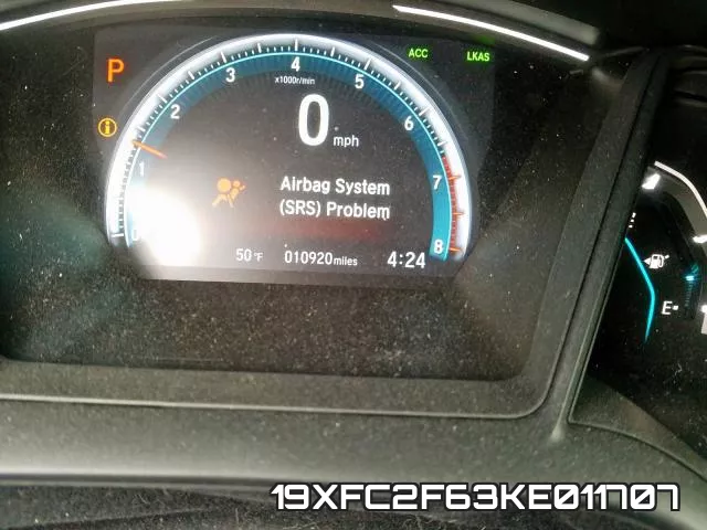 19XFC2F63KE011707 фото 9