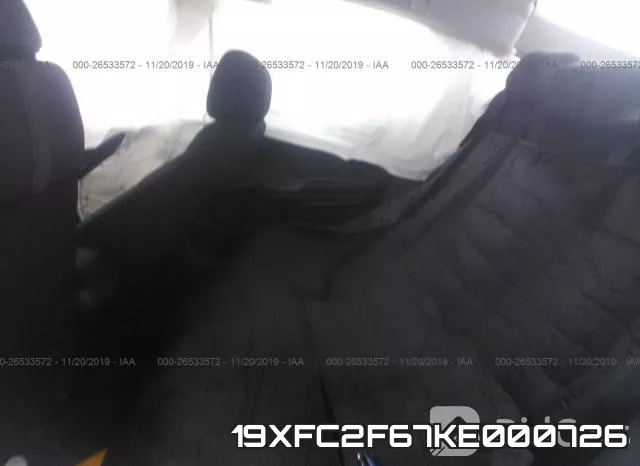 19XFC2F67KE000726 фото 4