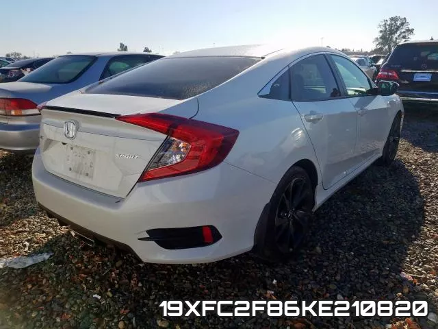 19XFC2F86KE210820 фото 5