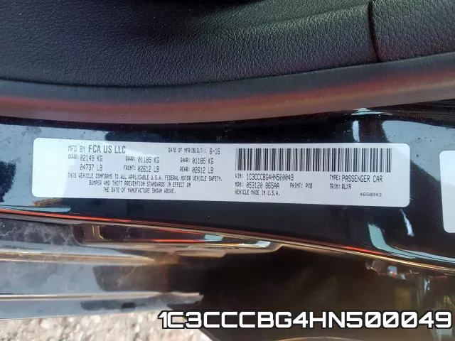 1C3CCCBG4HN500049 фото 2