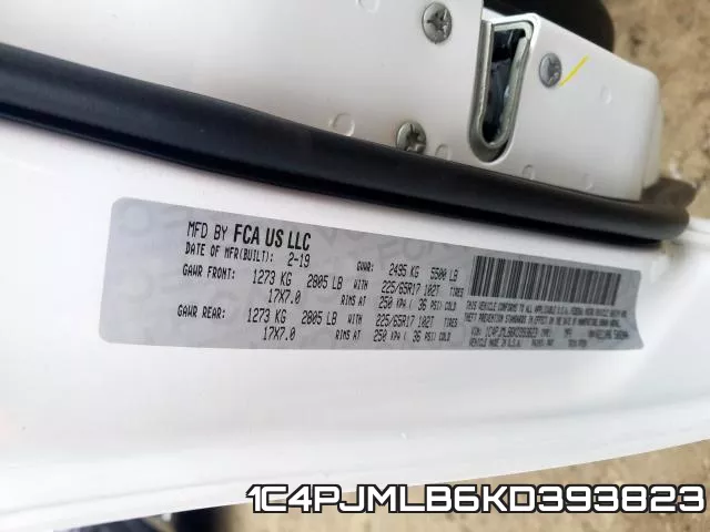 1C4PJMLB6KD393823 фото 2