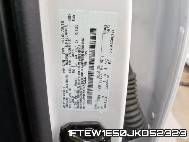1FTEW1E50JKD52323 фото 2
