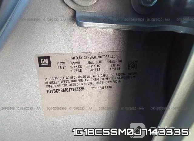 1G1BC5SM0J7143335 фото 10