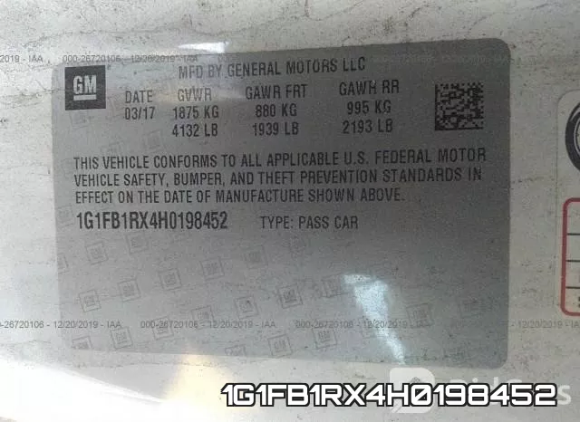 1G1FB1RX4H0198452 фото 10