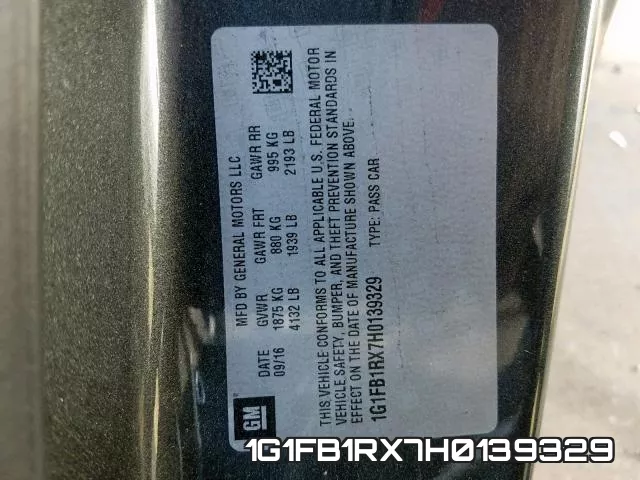 1G1FB1RX7H0139329 фото 2