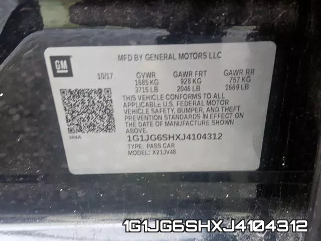 1G1JG6SHXJ4104312 фото 2