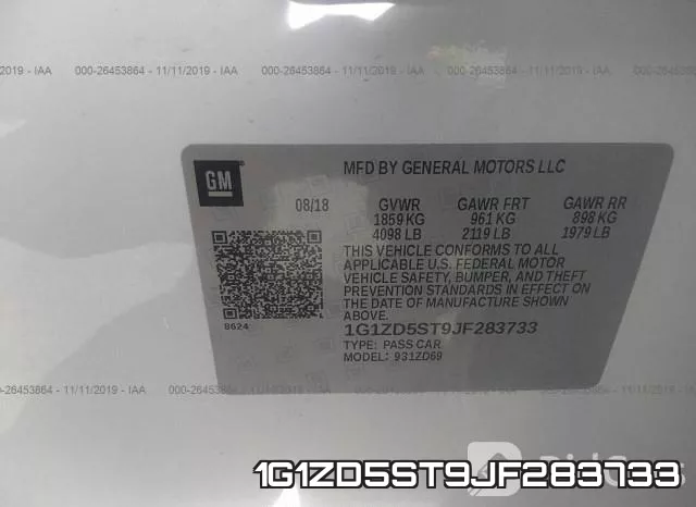 1G1ZD5ST9JF283733 фото 7
