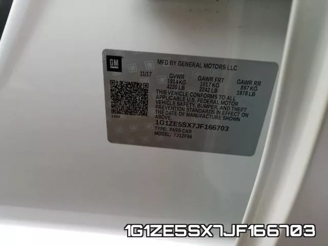 1G1ZE5SX7JF166703 фото 2
