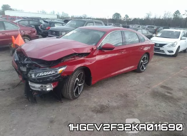 1HGCV2F32KA011690 фото 3