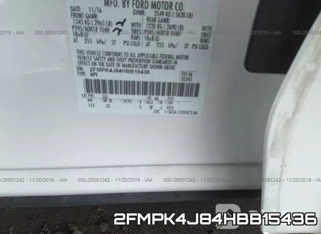 2FMPK4J84HBB15436 фото 9