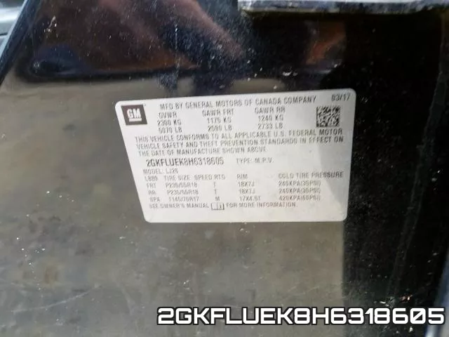 2GKFLUEK8H6318605 фото 2