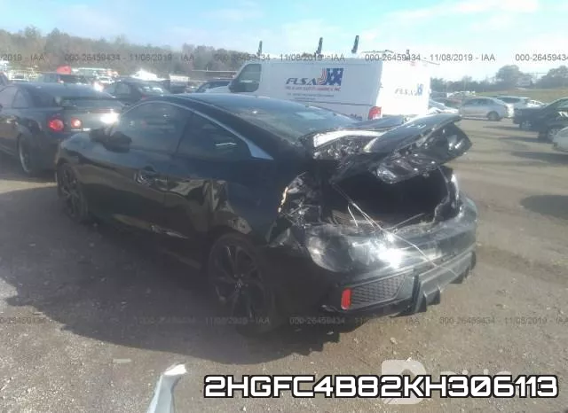 2HGFC4B82KH306113 фото 3