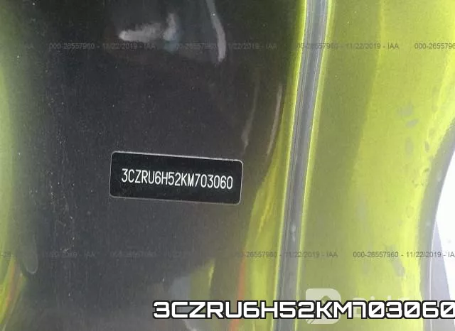 3CZRU6H52KM703060 фото 10