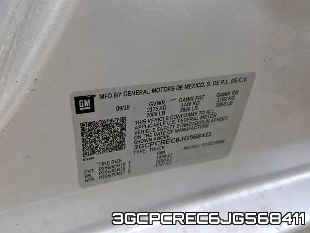3GCPCREC6JG568411 фото 2