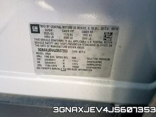 3GNAXJEV4JS607353 фото 2