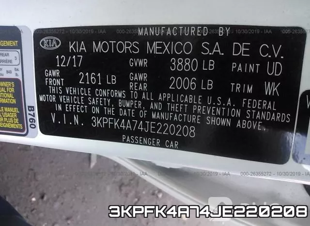 3KPFK4A74JE220208 фото 8