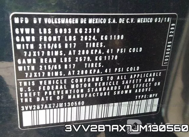 3VV2B7AX7JM130560 фото 9