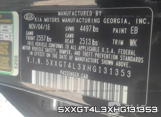 5XXGT4L3XHG131353 фото 10