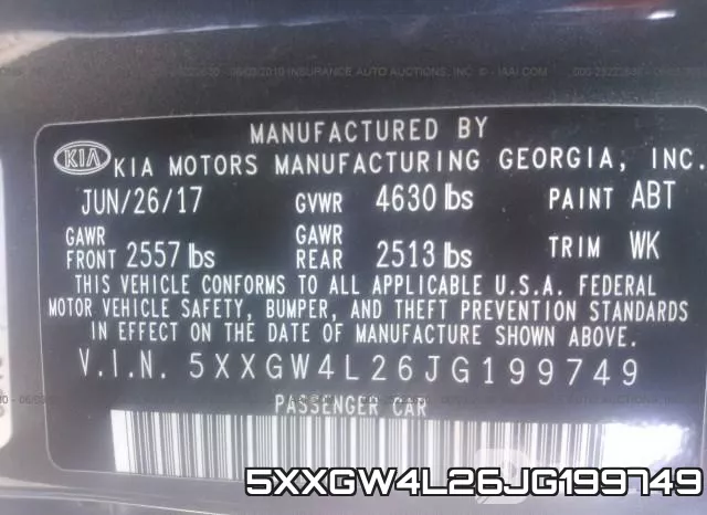 5XXGW4L26JG199749 фото 9