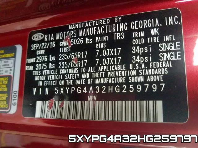 5XYPG4A32HG259797 фото 2
