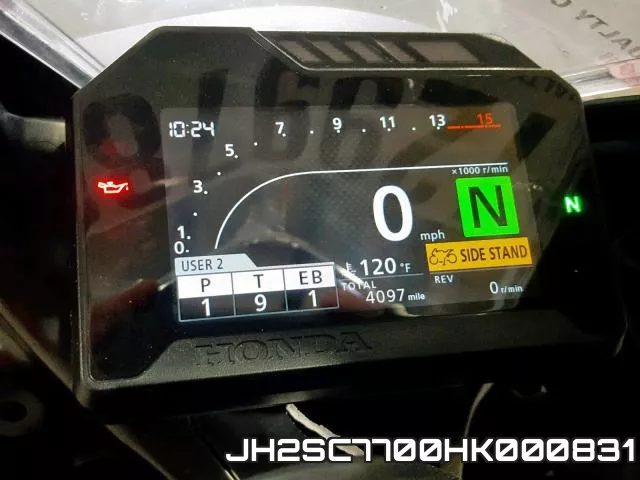 JH2SC7700HK000831 фото 6