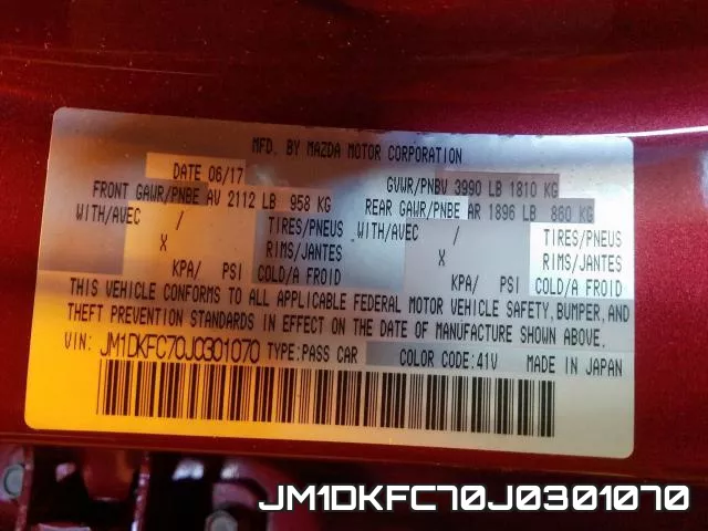 JM1DKFC70J0301070 фото 2