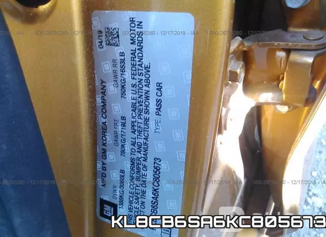 KL8CB6SA6KC805673 фото 6
