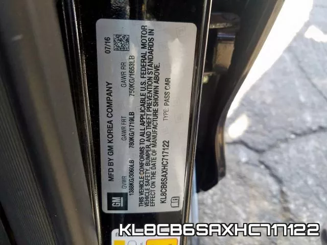 KL8CB6SAXHC717122 фото 2