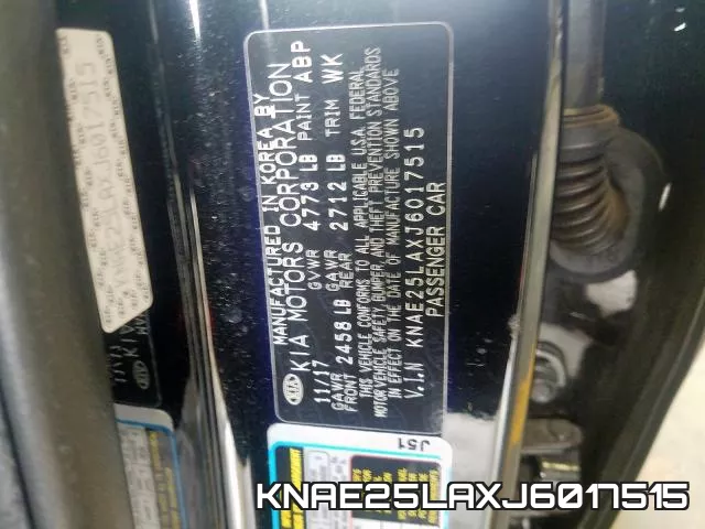 KNAE25LAXJ6017515 фото 2