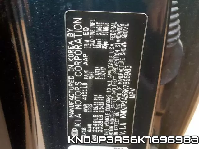 KNDJP3A56K7696983 фото 2