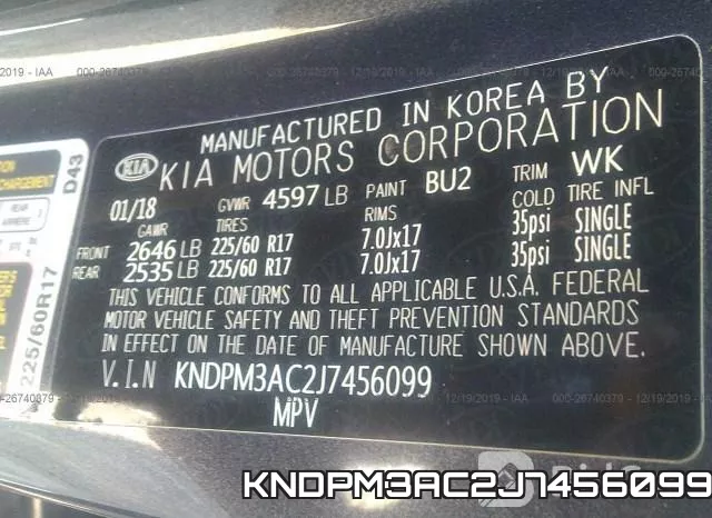 KNDPM3AC2J7456099 фото 7