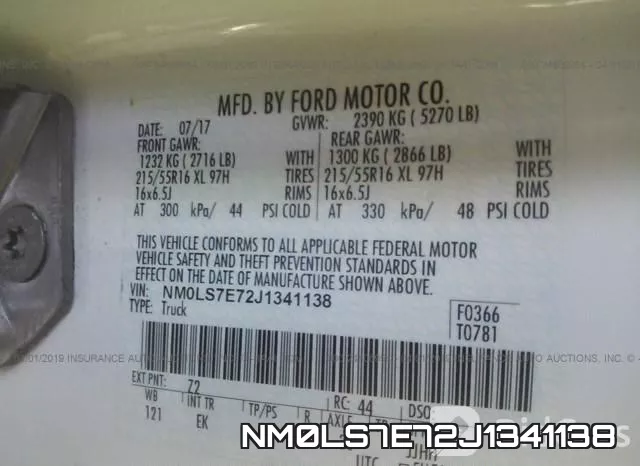 NM0LS7E72J1341138 фото 7