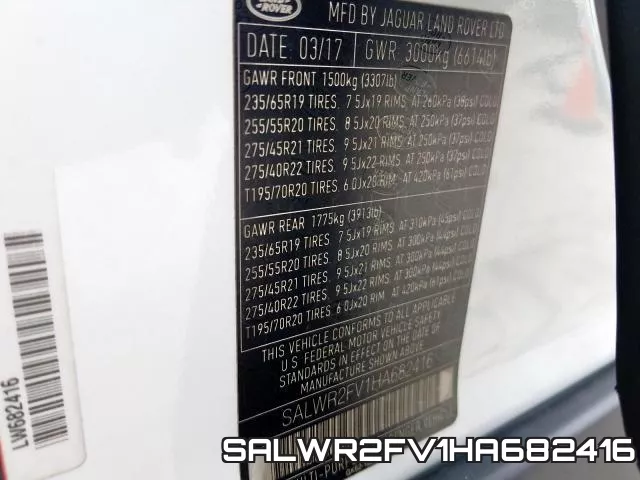 SALWR2FV1HA682416 фото 2