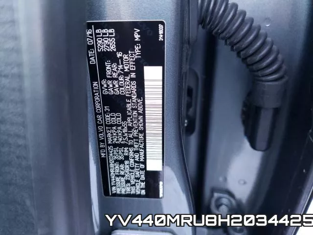 YV440MRU8H2034425 фото 2