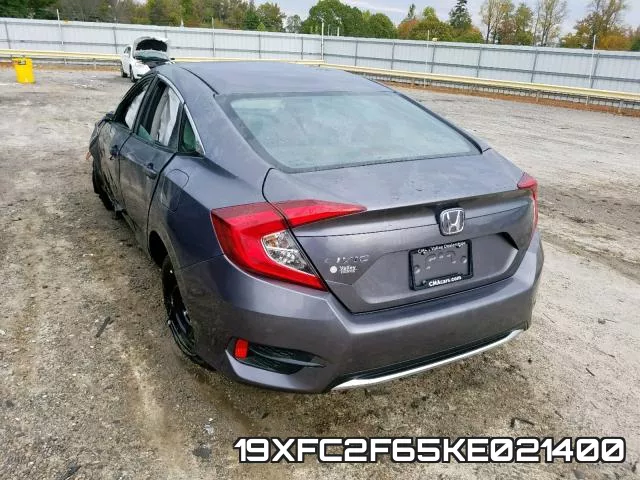 19XFC2F65KE021400 фото 4