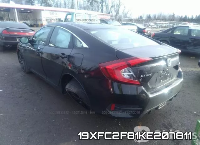 19XFC2F81KE207811 фото 4