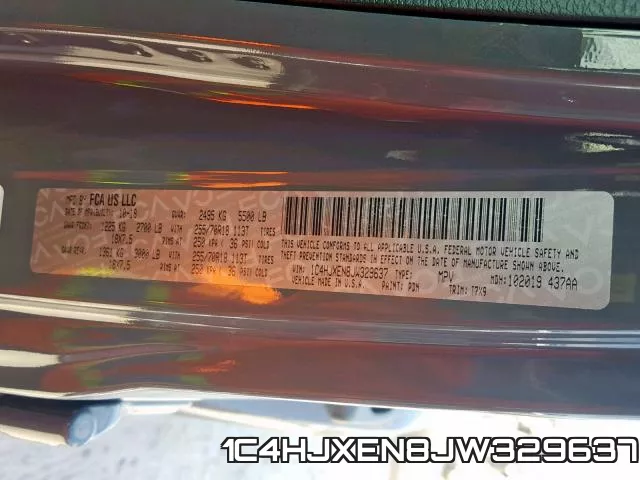 1C4HJXEN8JW329637 фото 2