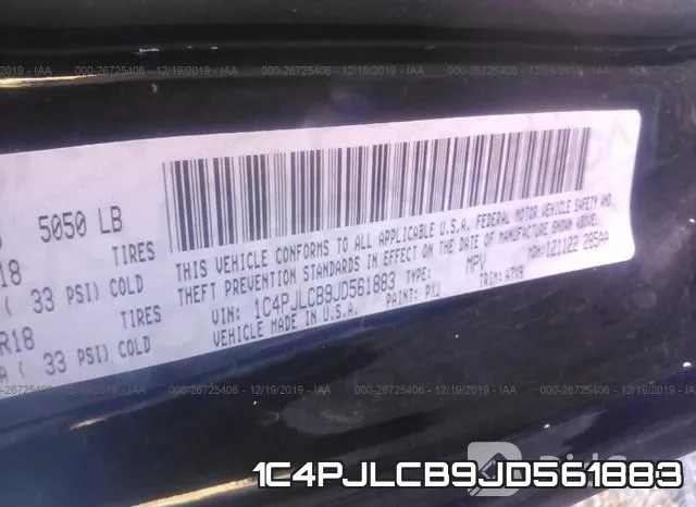 1C4PJLCB9JD561883 фото 8