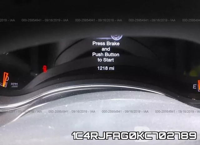 1C4RJFAG0KC702789 фото 7