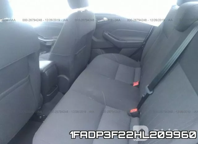 1FADP3F22HL209960 фото 4