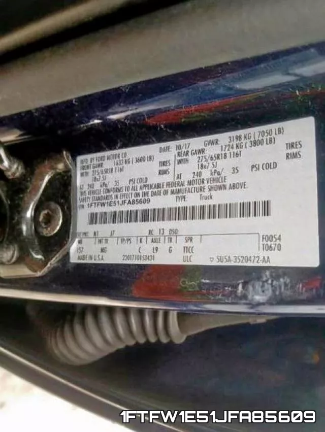 1FTFW1E51JFA85609 фото 2