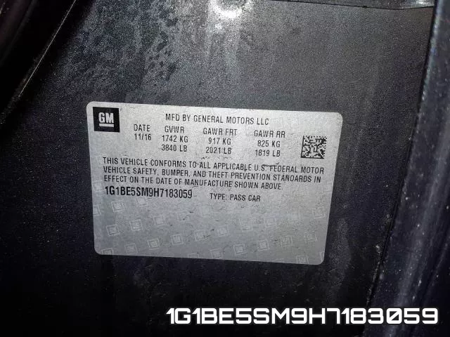 1G1BE5SM9H7183059 фото 2