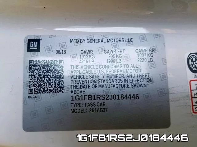 1G1FB1RS2J0184446 фото 2